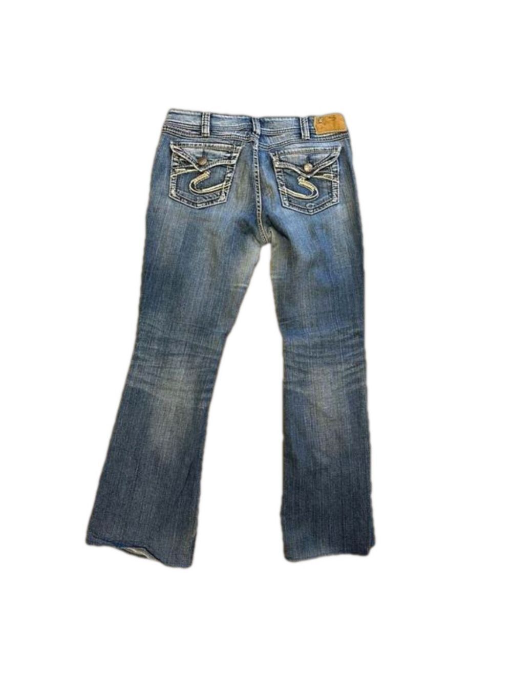 Silver Jeans Womens Suki Bootcut W28 L30 Medium Wash Mid Rise